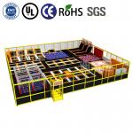Custom Jungle Theme Trampoline Park with Protective Net for Indoor Entertainment