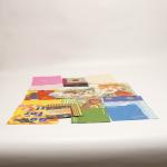 Square Printed Paper Cocktail Napkins , 3 Ply Paper Serviettes For Party for sale