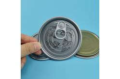 China Metal Pull Tab Pop Top Cap Easy Open Tinplate Lid Non Refillable supplier