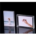 Transparent Crystal Custom Acrylic Fabrication 20mm Acrylic Photo Frame for sale