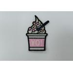 TK Design Embroidered Patches For Clothes Heat Transfer Labels for sale