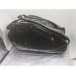 Practical Padel Racket Carrying Bag Made of lychee leather