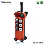 telecontrol 6 single speed pushbuttons crane remote controller A21-E1 Transmitter for sale