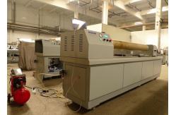 China Textile Rotary Laser Engraver 640mm Screen Repeat , Blue UV Engraving Machine supplier
