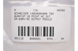 China Schneider 140DAO84000 Quantum 24-230 VAC Output Module Switching AC output 16 points supplier