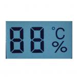 Custom Shape 2 Digit LCD Screen TN LCD Display Operating Temp -30-+80℃