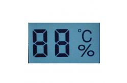 China Custom Shape 2 Digit LCD Screen TN LCD Display Operating Temp -30-+80℃ supplier