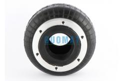 China Single Convoluted Industrial Air Spring 88540 / 88820 Rubber Air Bags With Flange Ring supplier