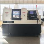 High Precision CNC Lathe Machine With Chip Conveyor And Bar Feeder For Swiss Type Metal Turning for sale