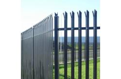 China 1.8m High Powder Coating Galvanized Palisade Fencing D Section Pale supplier