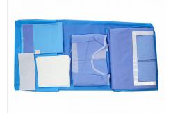 China SMS SPP Fabric Sterile Surgical Pack Laparoscopy Procedure Lamination Patient Disposable supplier