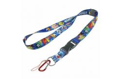 China Heatransfer Printed Blank Polyester Sublimation Lanyard Badge Holder Custom Logo supplier