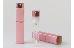 China Cosmetic Refillable Mini Perfume Bottle Spray 10ml Square Twist And Spritz Atomiser supplier