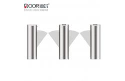 China Pedestrian Electronic Security RS485 Flap Barrier Gate Retractable supplier