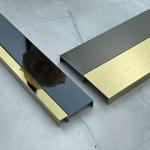 Gold / Silver / Black / Rose Golden Stainless Steel Tile Trim For Southeast Asian Market for sale
