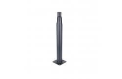 China Custom Ip65 Galvanized Solar Street Light 8 - 12M Single Arm Road Pole Parts supplier