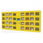 Fresh Milk Vegetables Eggs Flour Vending Lockers With Cooling System And Advertising Screen for sale