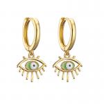 Brass Enamel Evil Eye Pendant for sale