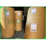 60gsm White Printing Jumbo Roll Paper Virgin Wood Pulp 900mm Width for sale