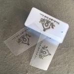 Glossy / Matte Varnishing PET Retail Hang Tags for sale