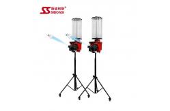 China Red Badminton Shuttlecock Feeder Machine Training Lifting System 0-70CM supplier