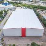 Single Span Multi Span Steel Structure Workshop Prefabricated Q355 Building Frame for sale