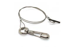 China Single Leg Stainless Steel Wire Rope Plant Pot Hanging Kit With Metal Hook supplier