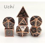 High End Odorless Heavy Metal Dice Sets Nontoxic For Collection for sale