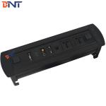 With 1*HDMI / 1*VGA Configuration Black Desk Flip Up Hidden Socket