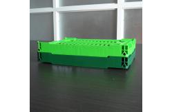 China Cuboid Modern Folding Plastic Storage Basket Black Gray Yellow Green supplier