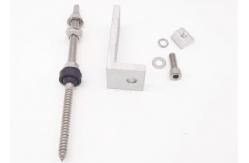 China 201 Stainless Steel Solar Hanger Bolt For Metal Roof Solar Mounting System supplier