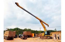China Two Section Telescopic Boom For Excavator / Excavator Extendable Boom Arm supplier