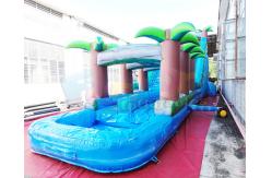 China ODM Outdoor Inflatable Water Slides Giant Long Palm Tree Bounce House supplier