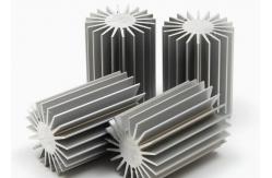 China Natural Anodized Heat Sink Extrusion Profiles For LED Light / Machine supplier