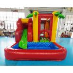 Commercial Backyard Kids Inflatable Bouncer Slide Digitial Printing Logo for sale