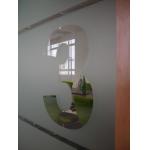 Matt White Stained Privacy Window Film Frosted Window Stickers for sale