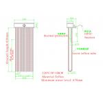 220V 3P 10KW PTFE Immersion Heater , Over The Side Immersion Heater