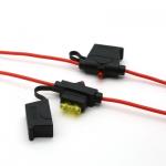 Inline Standard blade fuse holder with indicator indicating light LPR-04B-I-12R for sale