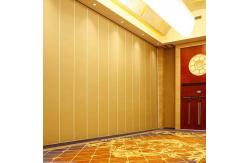 China Movable Wall Dividers Soundproof Sliding Folding Partition Wall For Wedding Hall supplier