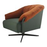 SGS Armrest Adjustable One Seater Sofa 84*58*70cm PU Fabric leisure sofa for sale