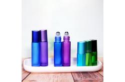 China 10Ml  Roll On Glass Roller Perfume Bottle With Stainless Steel Roller Ball supplier