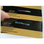 CMYK Holographic Laser PET vial Vial Labels