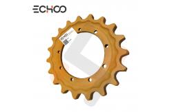 China  JD17D Sprocket  Mini Excavator Undercarriage Parts For  17D Drive Sprocket supplier