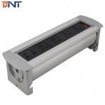 four network  interface used in office room  manual flip up socket  MK1144
