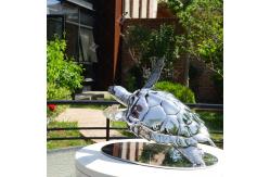 China Mirror Polishing Stainless Steel Turtle Sculpture With Custom Options supplier