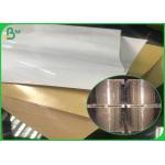 Jumbo Roll PE Coated One Side Brown / White Kraft Paper For Food Packing for sale