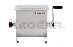 China Adjustable Height Stainless Steel Meat Mixer 7 Gallon For Grinder Sausage Stuffer  supplier