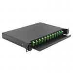 ODF 19 Rack Mount Fiber Distribution Box 24 48 96 Core Optical Patch Panel for sale