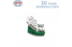 China CAT6 RJ45 Keystone Jack With Dust Cover supplier