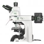 OPTO EDU A16.1093-L Trinocular LED Upright Fluorescent Light Microscope Semi Auto for sale